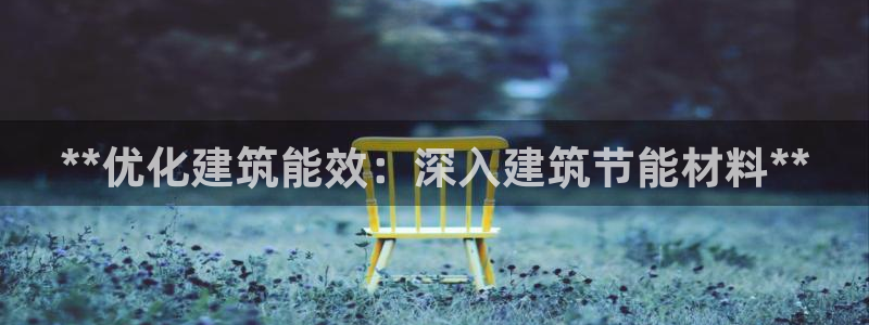 e尊国际网址：**优化建筑能效：深入建筑节能材料**