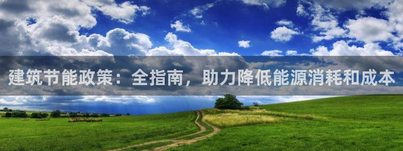 e尊国际网址：建筑节能政策：全指南，助力降低能源消耗和成本