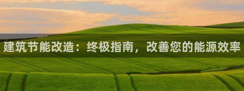 e尊国际客户端：建筑节能改造：终极指南，改善您的能源效率