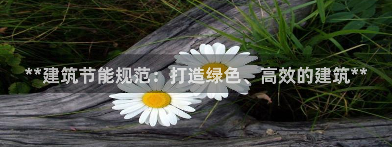 e尊国际的手机登录网站：**建筑节能规范：打造绿色、高效的建筑**