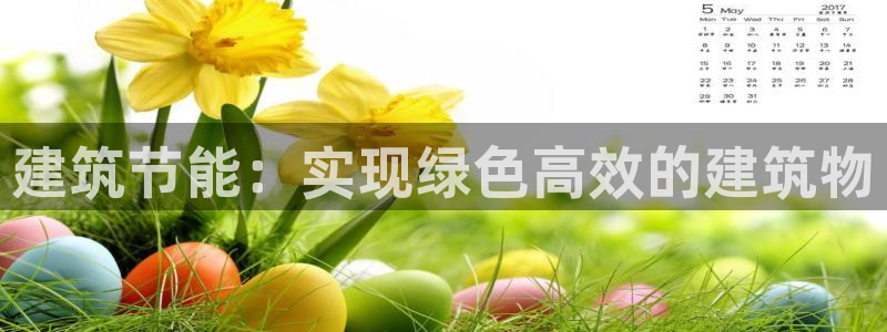 e尊国际网址：建筑节能：实现绿色高效的建筑物