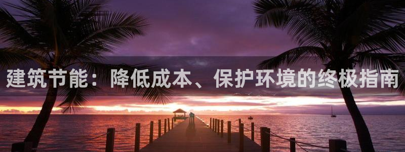 e尊国际官网app：建筑节能：降低成本、保护环境的终极指南