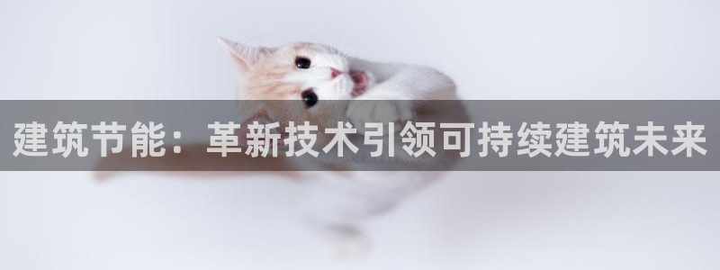 e尊国际客服：建筑节能：革新技术引领可持续建筑未来
