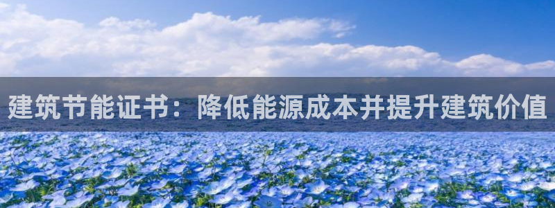 e尊国际-e尊国际官网：建筑节能证书：降低能源成本并提升建筑价值