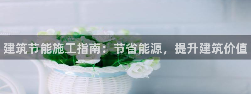 e尊国际娱乐官网地址：建筑节能施工指南：节省能源，提升建筑价值