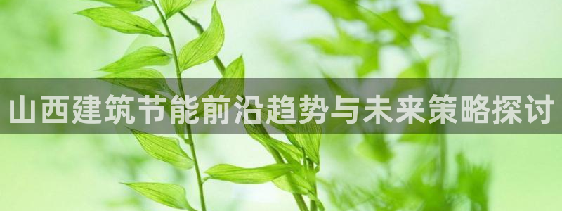 E尊国际：山西建筑节能前沿趋势与未来策略探讨