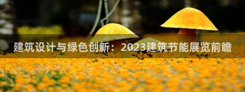 e尊国际娱乐官网地址：建筑设计与绿色创新：2023建筑节能展览前瞻