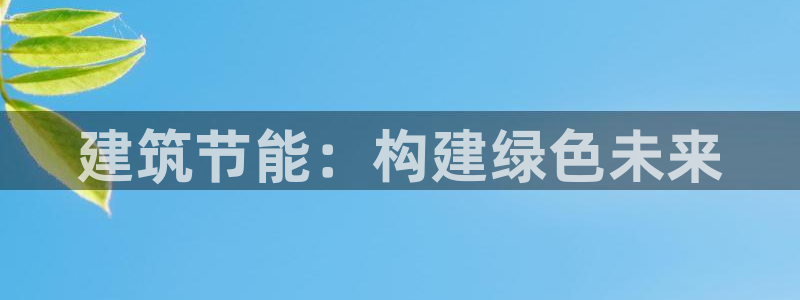 e尊国际是干什么的：建筑节能：构建绿色未来