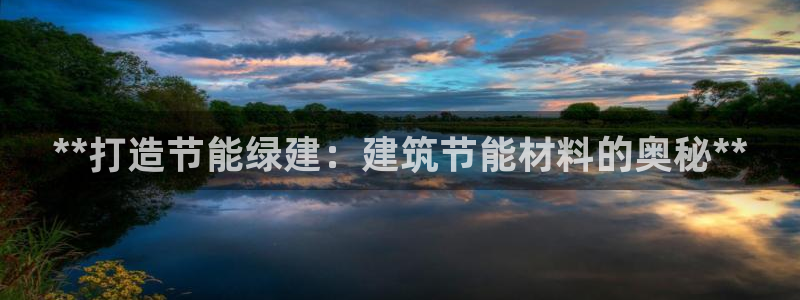 e尊国际客户端：**打造节能绿建：建筑节能材料的奥秘**