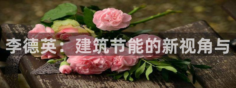 e尊国际可靠吗：李德英：建筑节能的新视角与