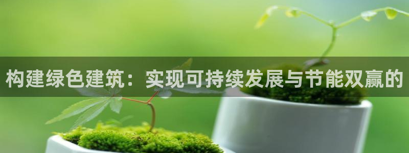 e尊国际官网：构建绿色建筑：实现可持续发展与节能双赢的
