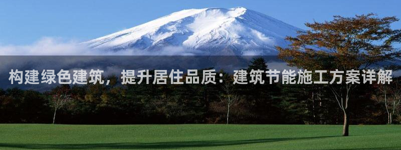 e尊国际客户端下载：构建绿色建筑，提升居住品质：建筑节能施工方案详解
