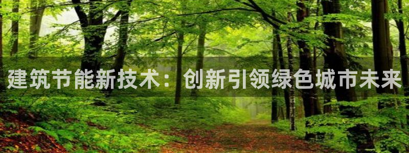 e尊国际娱乐官网下载：建筑节能新技术：创新引领绿色城市未来