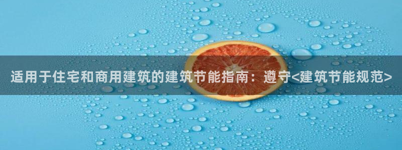 e尊国际的手机登录网站：适用于住宅和商用建筑的建筑节能指南：遵守<建筑节能规范>