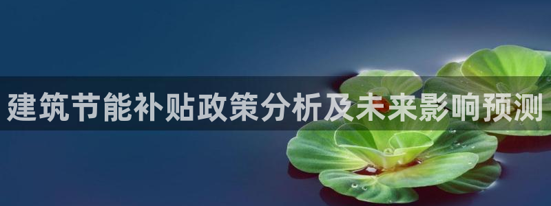 e尊国际官网app：建筑节能补贴政策分析及未来影响预测