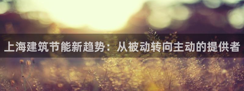 E尊国际：上海建筑节能新趋势：从被动转向主动的提供者